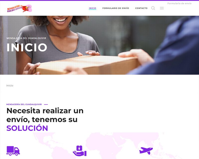 Presentación de la nueva web